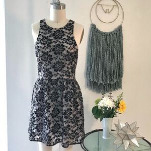 Pins & Needles Black & White Floral Dress